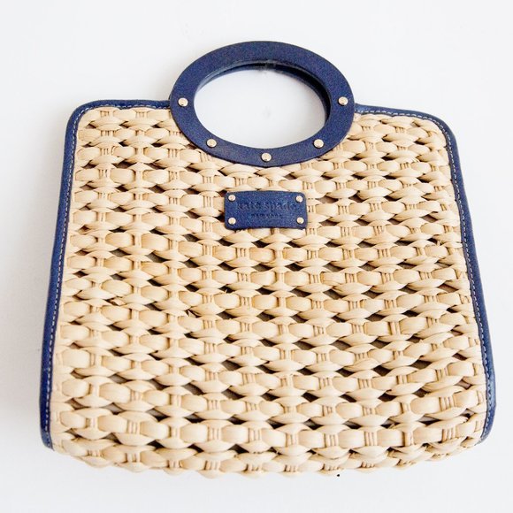 Straw Top Handle Handbags